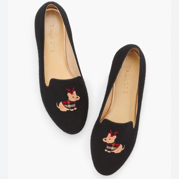 RYAN EMBROIDERED DOG LOAFERS - FLANNEL - Picture 2 of 8